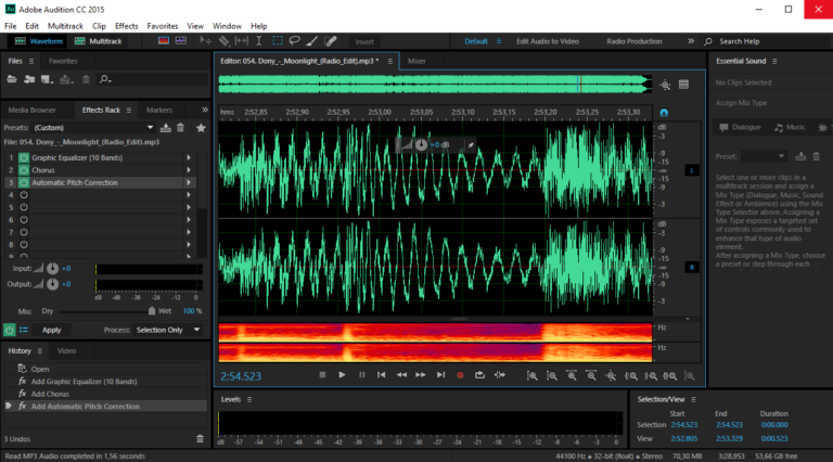 Как сделать минус adobe audition 30