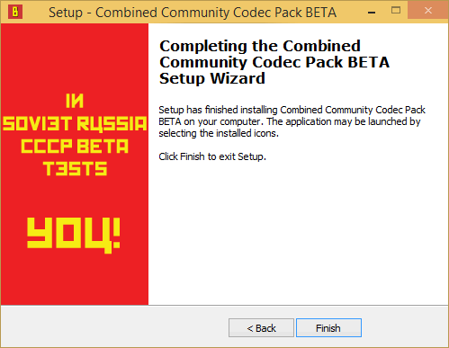 CCCP Codec Pack