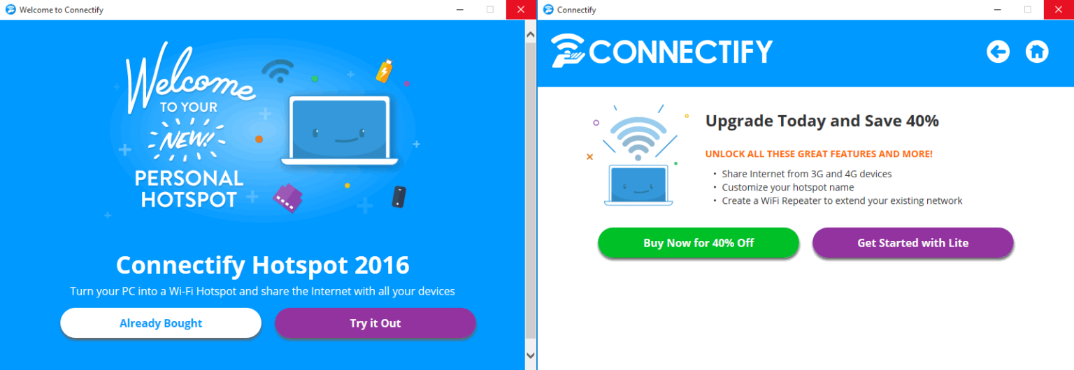 Аналог connectify. Connectify.