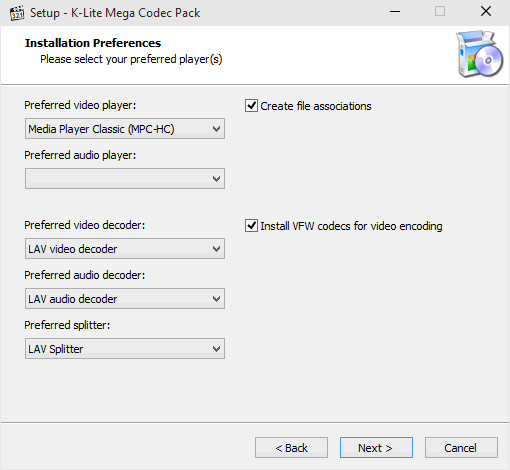 Скачать мега кодек пак для windows 7. K-Lite Codec Pack: где скачать, как установить