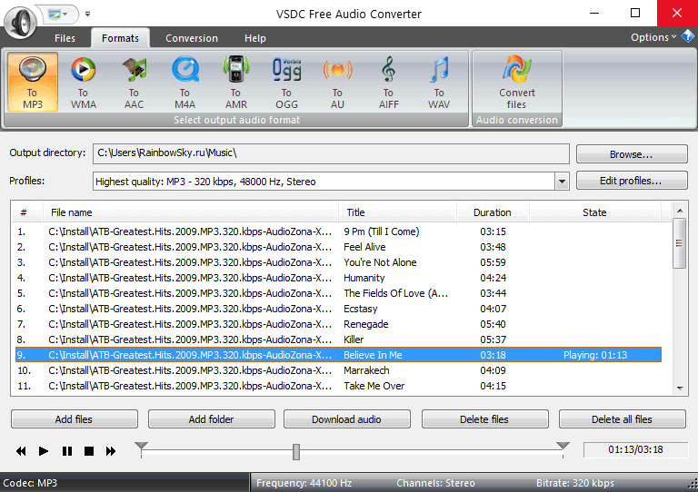 Vsdc free audio converter как русифицировать